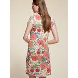 ESSENZA - Isa - Nachtjapon - Lobster pink - Korte Mouwen - A-lijn Pasvorm