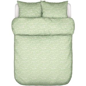 MARC O'POLO Harpa Dekbedovertrek Fern green - Lits-Jumeaux - 240x200/220 cm