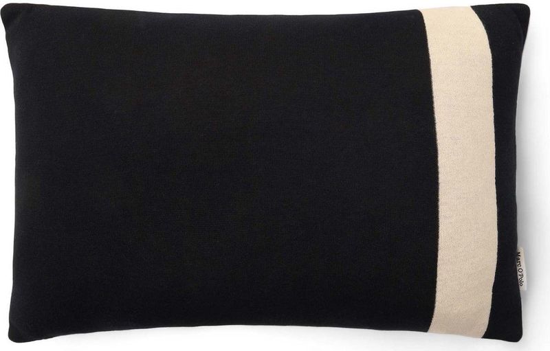 Marc O'Polo - Statement - Sierkussen - Zwart - 50 x 50 cm