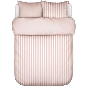 Marc O'Polo Classic Stripe Rose smoke Dekbedovertrekset 200 x 220 cm
