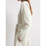 Marc O'Polo - Classic Fine Stripe - Kimono - Grey Mist - 100% Biologisch Katoen