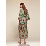 Essenza - Juliet - Kimono - Surf Green - 100% Biologisch Katoensatijn