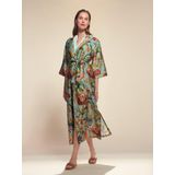 Essenza - Juliet - Kimono - Surf Green - 100% Biologisch Katoensatijn