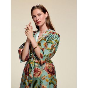 ESSENZA Juliet Roselina Surf green Kimono long S