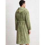 MARC O'POLO Timeless Badjas Mosgroen - Katoen