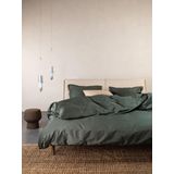 Essenza - Aziza - Dekbedovertrek - Balsam green - 1-persoons set 140x200/220 + 1 sloop