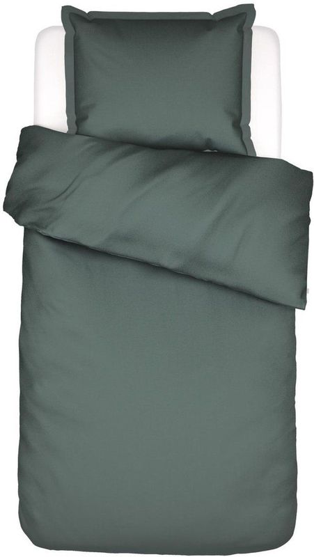 Essenza - Aziza - Dekbedovertrek - Balsam green - 1-persoons set 140x200/220 + 1 sloop