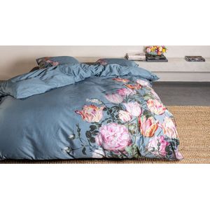 Meiju Set dekbedovertrekken, 3 stuks, Eenpersoons, tweepersoons, kingsize dekbedovertrek en kussenslopen met perzikprint, Kawaii, omkeerbaar, roze, microvezel, ademende beddengoedset (Mooie perziken, 135 x 200 cm
