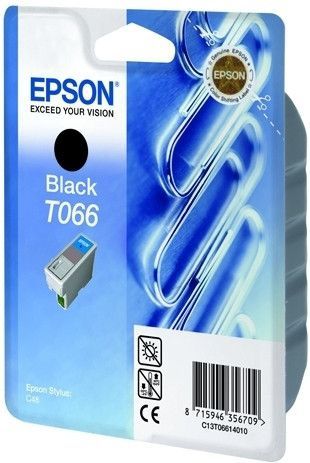 Epson - T066 Inktcartridge - Zwart - 10 ml - Origineel