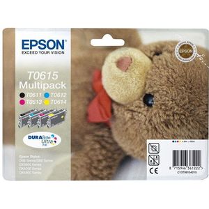 Inktcartridge Epson T0615 multipack met T0611, T0612, T0613 & T0614 (origineel)