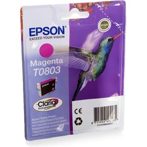 Inktcartridge Epson T0803 rood