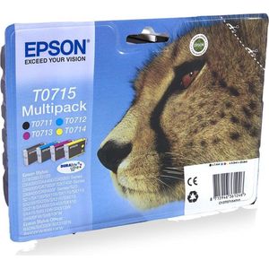 Epson T0715 multipack 4 inktcartridges (origineel)