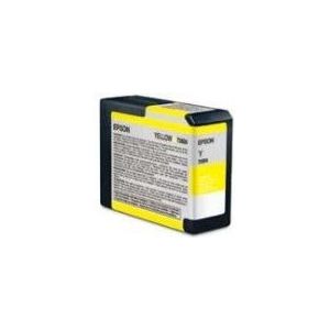 Epson T5804 - Inktcartridge - Geel - 80 ml - Origineel