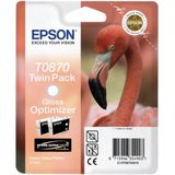 Epson - T0870 - Inktpatroon - 2 Stuks - Gloss Optimizer