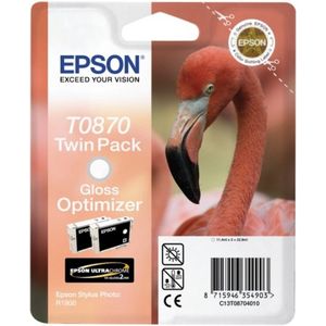 Epson - T0870 - Inktpatroon - 2 Stuks - Gloss Optimizer