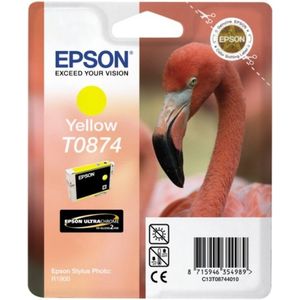 Epson Flamingo T0874 inktcartridge 1 stuk(s) Origineel Geel
