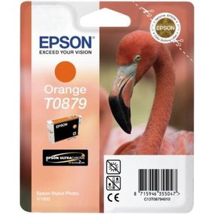 Epson Flamingo T0879 inktcartridge 1 stuk(s) Origineel Oranje