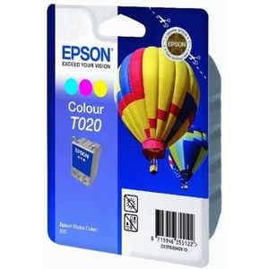 Epson T020 inktcartridge kleur (origineel)
