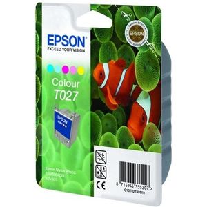 Epson T027 inktcartridge kleur (origineel)