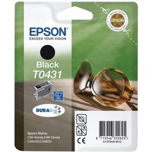 Epson T0431 HC (Zonder verpakking) zwart (C13T04314010) - Inktcartridge - Origineel