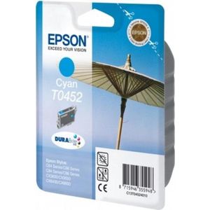 Epson T0452 inktcartridge cyaan (origineel)