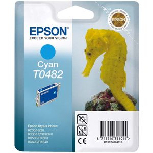Epson T0482 (Zonder verpakking) cyaan (C13T04824010) - Inktcartridge - Origineel