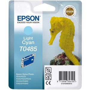 Epson T0485 inktcartridge licht cyaan (origineel)