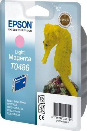 Epson T0486 (Transport schade) licht magenta (C13T04864010) - Inktcartridge - Origineel