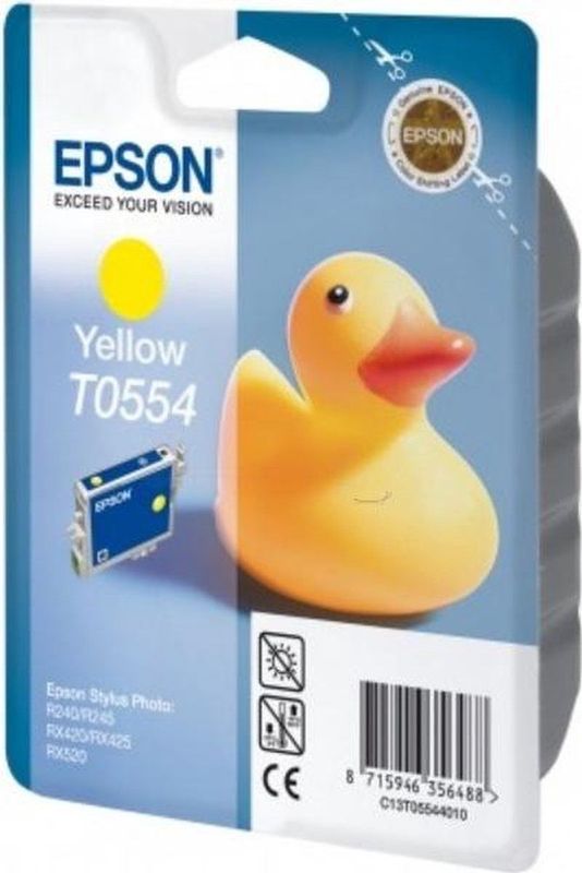 Epson Duck T0554 inktcartridge 1 stuk(s) Origineel Geel