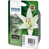 Epson Lily T0599 inktcartridge 1 stuk(s) Origineel Licht licht zwart
