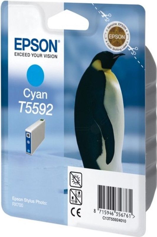 Epson T5592 inktcartridge cyaan (origineel)