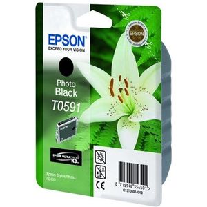 Epson Lily inktpatroon Photo Black T0591 Ultra Chrome K3