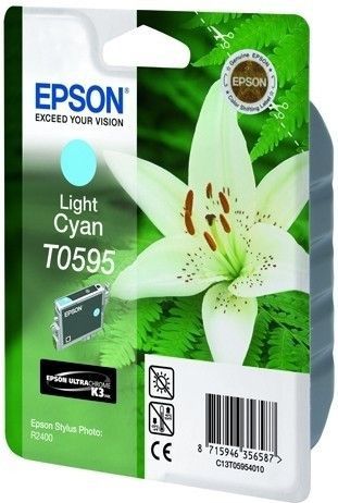 Epson T0595 inktcartridge licht cyaan (origineel)