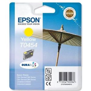 Epson T0454 inktcartridge geel (origineel)