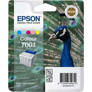 Epson T001 (Zonder verpakking) kleur (C13T00101110) - Inktcartridge - Origineel