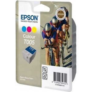Epson Cyclist T005 inktcartridge 1 stuk(s) Origineel Cyaan, Magenta, Geel
