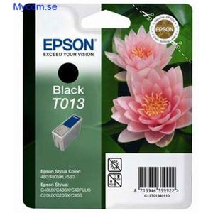 Epson T013 (Zonder verpakking) zwart (C13T01340110) - Inktcartridge - Origineel