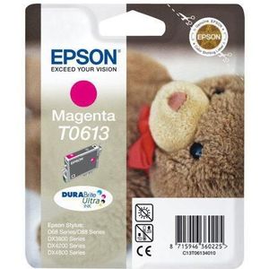 Epson T0613 (MHD 2015-2019) magenta (C13T06134010) - Inktcartridge - Origineel