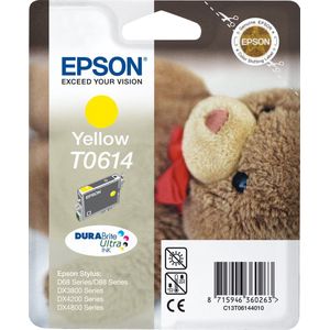 Epson Teddybear T0614 inktcartridge 1 stuk(s) Origineel Geel