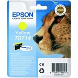 Epson Cheetah T0714 inktcartridge 1 stuk(s) Origineel Geel