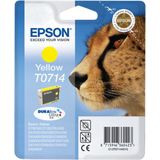 Epson Cheetah T0714 inktcartridge 1 stuk(s) Origineel Geel