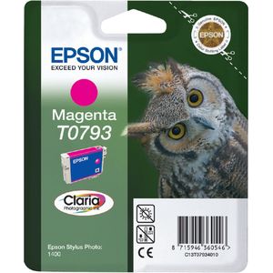 Epson T0793 (MHD 2017) magenta (C13T07934010) - Inktcartridge - Origineel Hoge Capaciteit