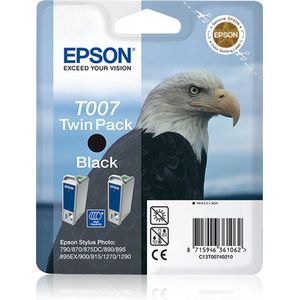 Epson Eagle Dubbelpack Black T007