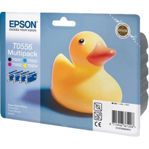 Epson T0556 Multipack (MHD 2021) kleur (C13T05564010) - Inktcartridge - Origineel