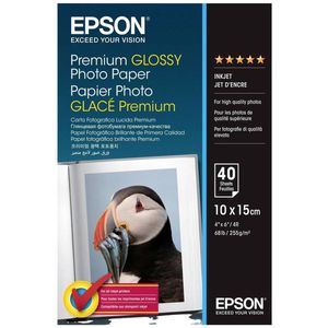 Epson Premium Glossy Fotopapier 10 x 15 (40 Vellen)