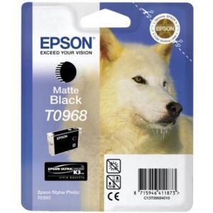 Epson Husky T0968 inktcartridge 1 stuk(s) Origineel Mat Zwart