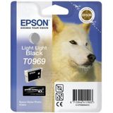 Epson Husky T0969 inktcartridge 1 stuk(s) Origineel Licht licht zwart