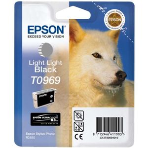 Epson Husky T0969 inktcartridge 1 stuk(s) Origineel Licht licht zwart