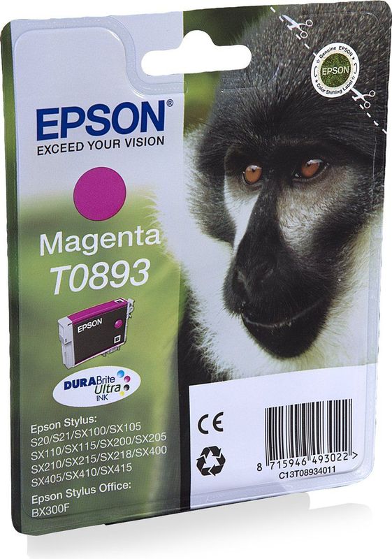 Epson - T0893 - Inktcartridge - Magenta - DURABrite Ultra Inkt