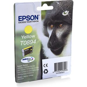 Epson Monkey T0894 Yellow DURABrite Ink Cartridge inktcartridge 1 stuk(s) Origineel Geel